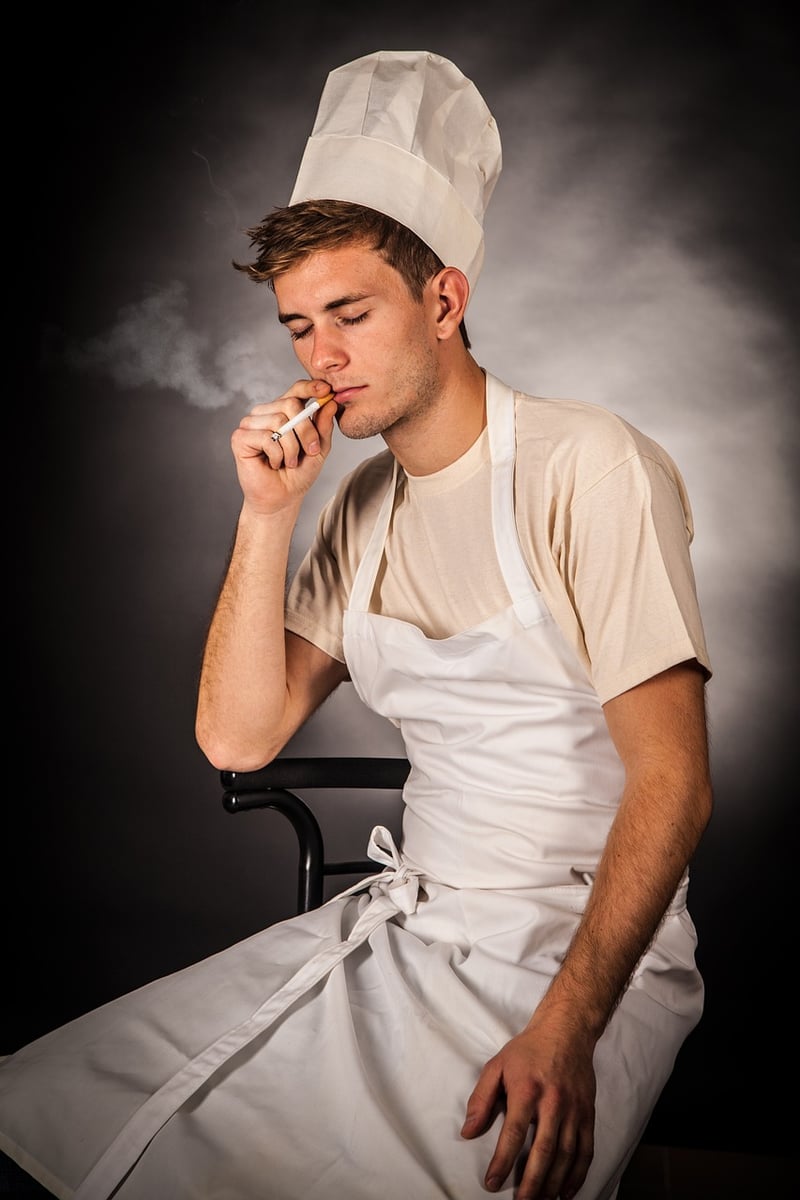 Chef preparing food